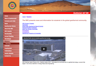 Becas Ed. 2015 del Geothermal Resources Council