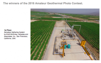 GRC anuncia ganador del Concurso Anual de Foto Geotérmica