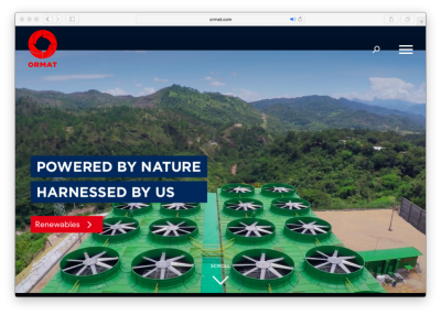 ORMAT lanza nueva estrategia corporativa, con nuevo logo y página web