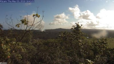 Se desconecta planta geotérmica de Puna en Hawai , debido a los flujos de lava cercanos