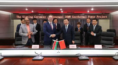 Sosian Energy firma contrato EPC, para proyecto geotérmico en Menengai