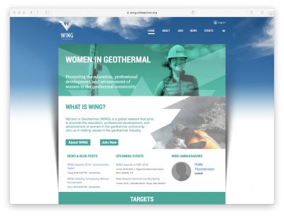 Mujeres en Geotermia: se encuentran abiertas las nominaciones para los premios 2018 WING U.S. Awards
