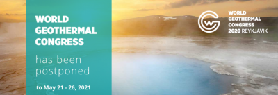 Congreso Mundial de Geotermia 2020 + 1 – Fecha límite para nuevos resúmenes 30 de septiembre de 2020