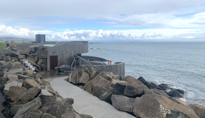 Arquitectura – Balneario geotérmico junto al mar, Akranes, Islandia