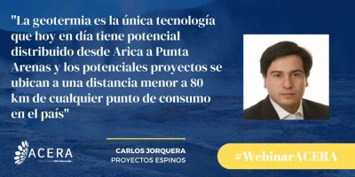 Video webinar “Proyecciones y relevancia de las otras ERNC” en Chile