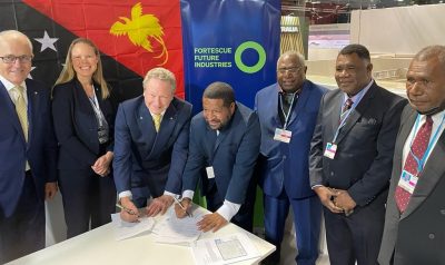 Magnate minero explora energía hidroeléctrica y geotérmica en PNG
