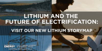 US DOE publica storymap sobre litio y geotermia
