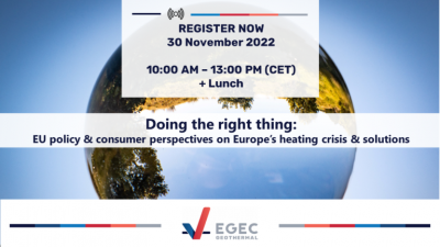 Política de la UE y perspectiva del consumidor sobre la crisis de la calefacción, 30 de noviembre de 2022, Bruselas