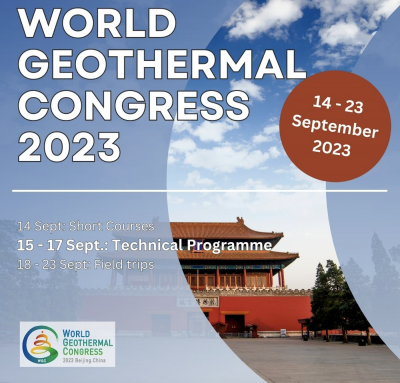 WGC2023 anuncia programa de ayudas económicas para asistir al Congreso Mundial de Geotermia en China.