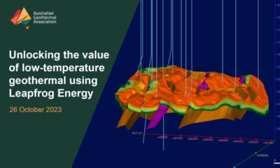 Webinar: Desbloqueando de la geotermia de baja temperatura con Leapfrog Energy, 26 de octubre de 2023