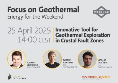 Webinar: Innovación en exploración geotérmica en zonas de fallas de la corteza terrestre, 25 de abril de 2025