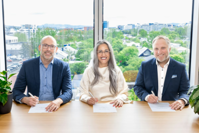 Producción de suplementos a base de sílice derivada de la planta de energía geotérmica Theistareykir de Landsvirkjun, Islandia.
