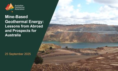 Webinar: Perspectivas de la energía geotérmica en minería en Australia, 25 de septiembre de 2025