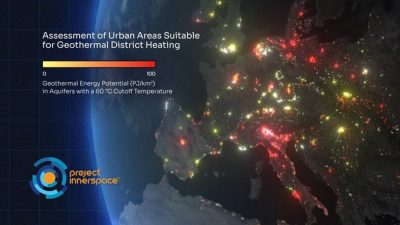 El Proyecto InnerSpace completa el mapa global de recursos geotérmicos con GeoMap Europe